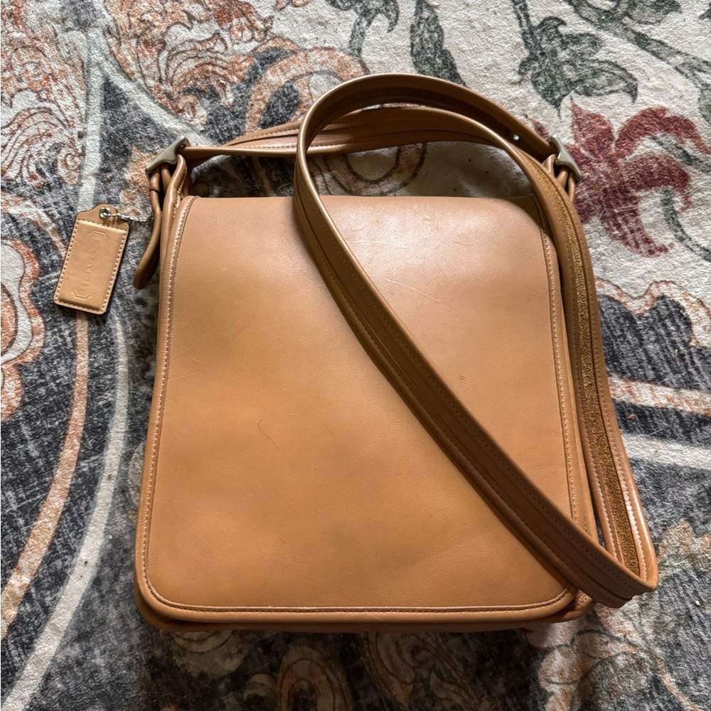 Coach Legacy Studio Flap Bag - British Tan L1D-9144